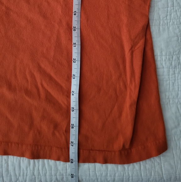 The North Face Men's Large Orange S/S T-Shirt EUC - Picture 5 of 5